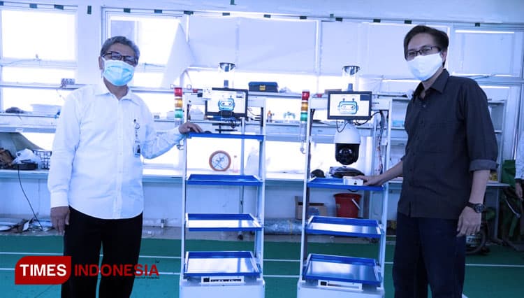 Berkontribusi Penting Atasi Pandemi, ITS Terus Salurkan Robot Raisa